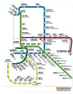 Bankok MRT Map
